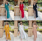 WORANAN STUDIO Deep V Cut Slit Maxi Dress